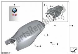 Asiento rallye con plataforma para equipaje