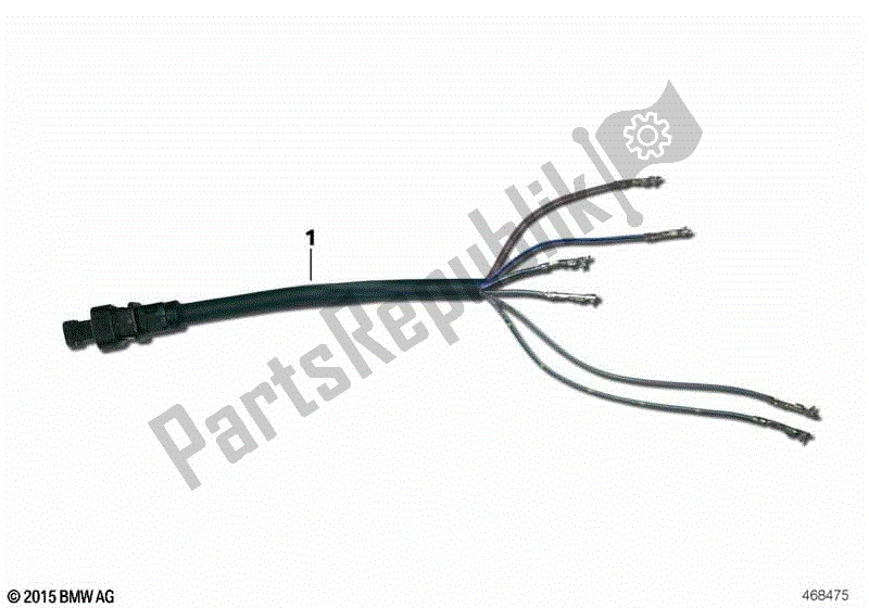 Todas las partes para Cable De Reparación, Puño Del Acelerador de BMW R 1200 GS K 50 2012 - 2016