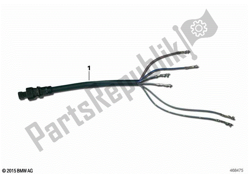 Todas las partes para Cable De Reparación, Puño Del Acelerador de BMW R 1200 GS K 50 2012 - 2016