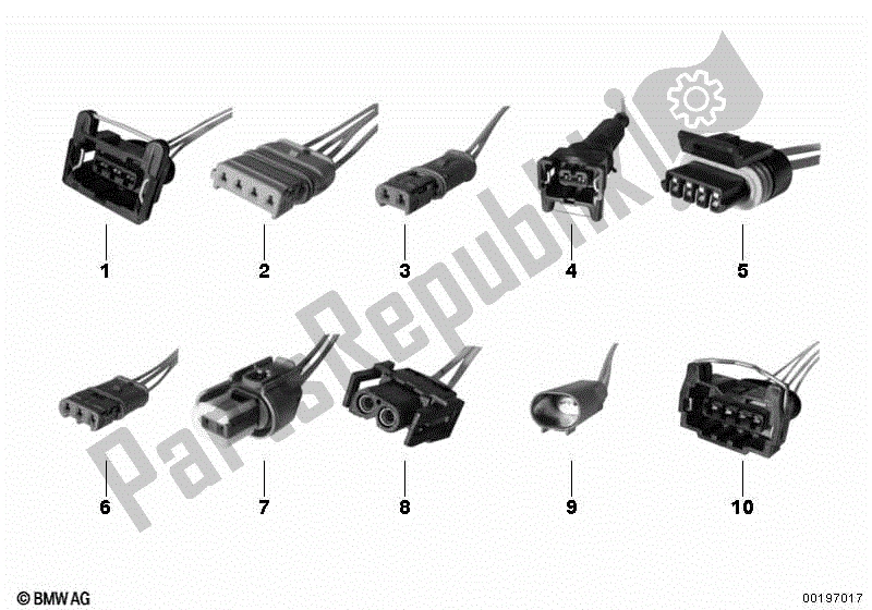 Todas las partes para Tapón De Reparación de BMW R 1200 GS K 50 2012 - 2016