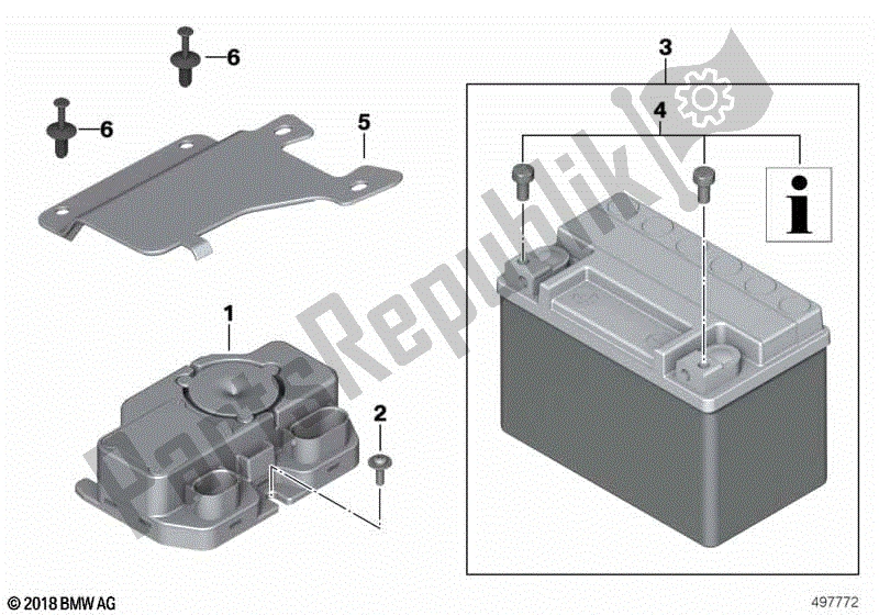 Todas las partes para Sistema De Alarma Antirrobo Modernizado de BMW R 1200 GS K 50 2012 - 2016