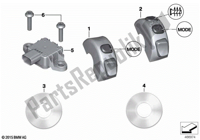 Todas las partes para Reequipamiento Modo De Conducción Pro / Dtc de BMW R 1200 GS K 50 2012 - 2016