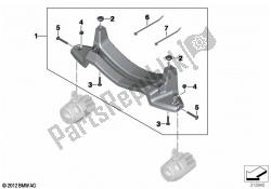 conjunto de suportes led farol auxiliar