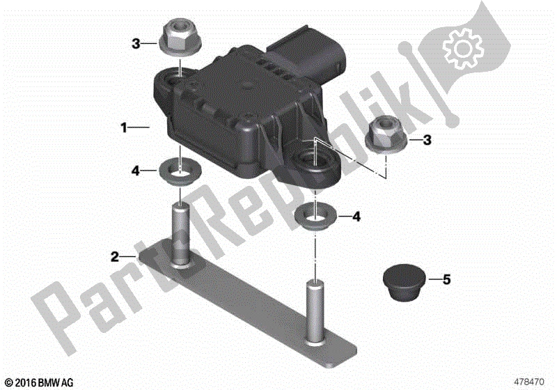 Todas las partes para Sensor De Velocidad de BMW R 1200 GS K 50 2012 - 2016