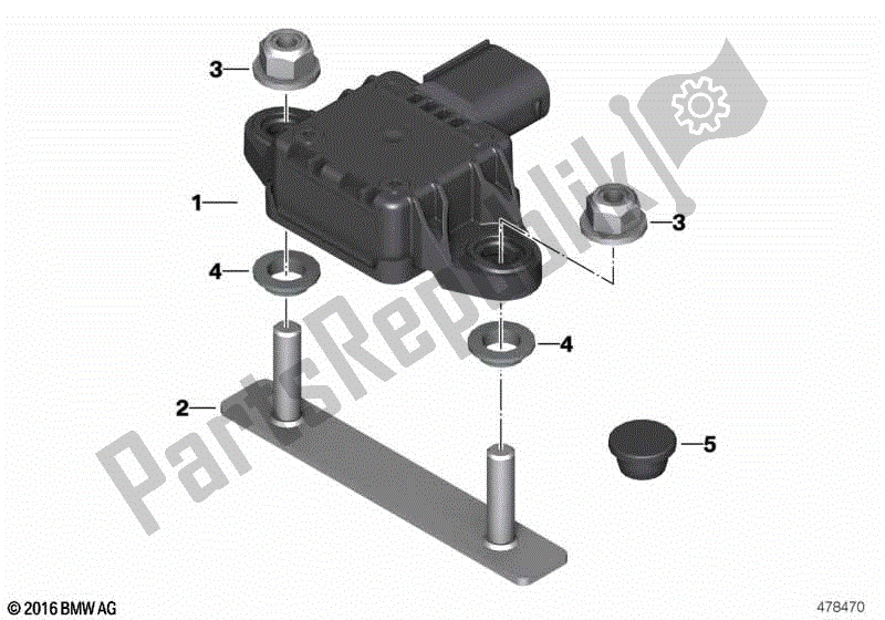 Todas las partes para Sensor De Velocidad de BMW R 1200 GS K 50 2012 - 2016