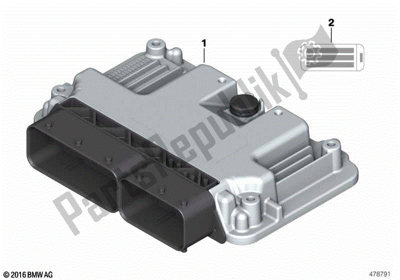 Todas las partes para Unidad De Control de BMW R 1200 GS K 50 2017 - 2018