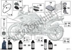 óleo do motor / serviço de manutenção