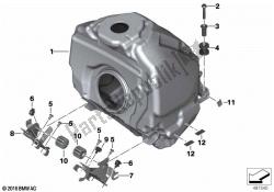 bevestigingsmateriaal voor brandstoftank