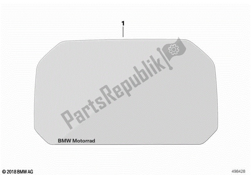 Toutes les pièces pour le Verre De Protection, écran Tft du BMW R 1200 GS K 50 2017 - 2018