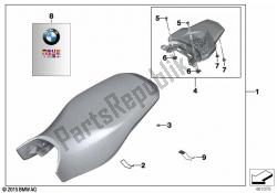 assento de rallye com plataforma de bagagem