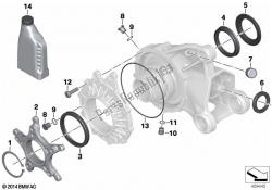 Right-angle gearbox, single parts