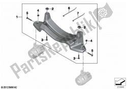 jeu de supports de phare auxiliaire led