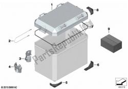 piezas individuales, caja de aluminio