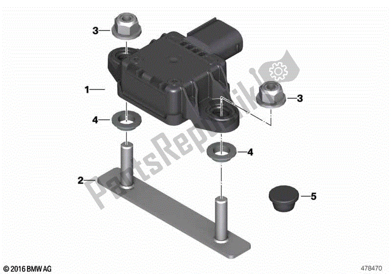 Toutes les pièces pour le Capteur De Vitesse du BMW R 1200 GS K 50 2017 - 2018