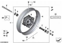 Spoke wheel front