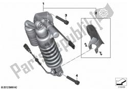 Spring strut, ESA, rear