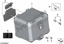 topcase en aluminium