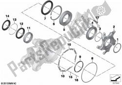 Bearings, ring gear, Integral ABS 1