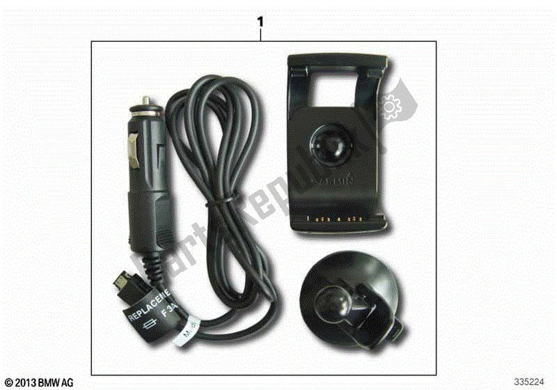 Todas las partes para Kit De Instalación De Coche Navigator Adventure de BMW R 1200 GS ADV K 255 2006 - 2007