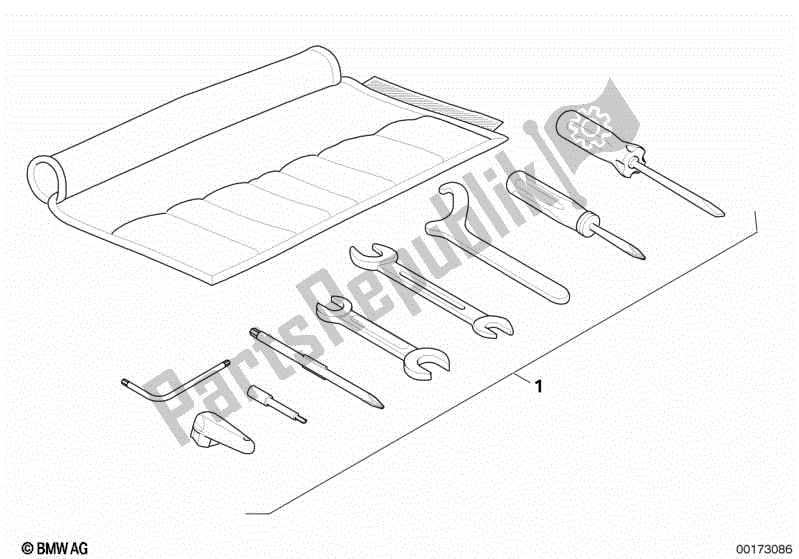 Todas las partes para Herramienta De Coche de BMW R 1200 GS ADV K 255 2006 - 2007