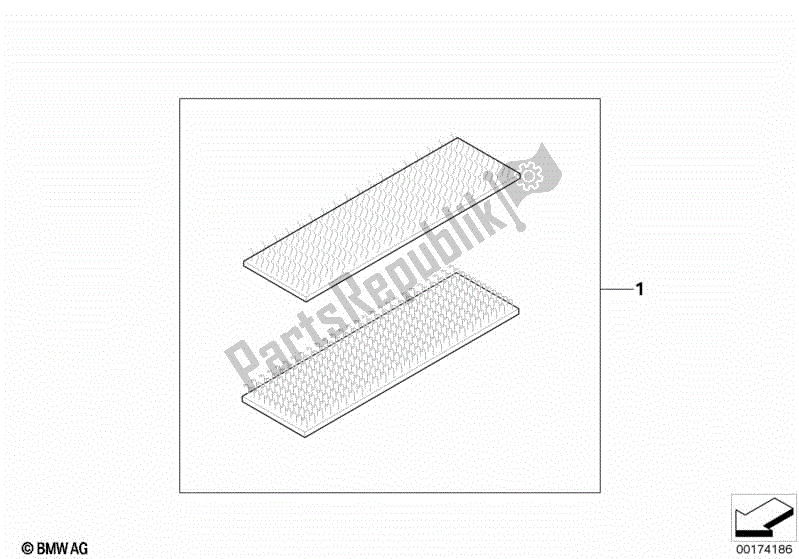 Toutes les pièces pour le Ensemble, Attaches Auto-agrippantes du BMW R 1200 GS ADV K 255 2006 - 2007