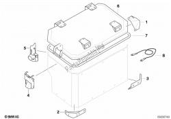 piezas individuales, caja de aluminio