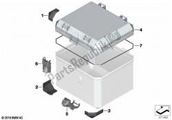 Single parts for aluminum Top Case