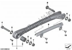 Tension struts with mounting