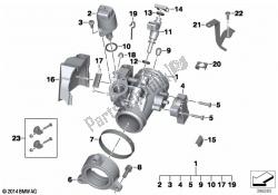 boîtier de papillon assy