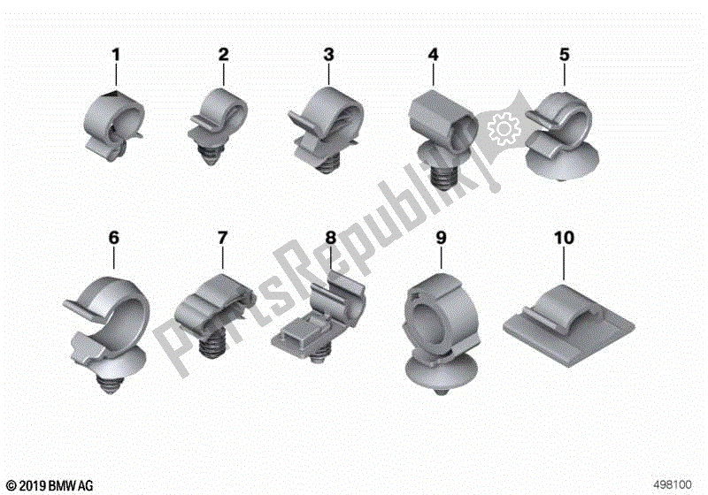 Todas las partes para Soporte De Tubo de BMW R 1200 GS ADV K 255 2006 - 2007