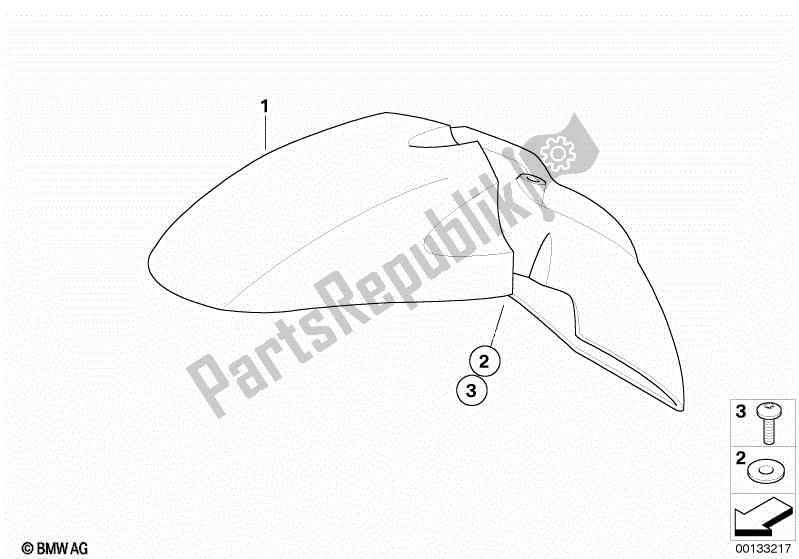 Toutes les pièces pour le Enjoliveur De Roue, Cfk, Ajustement Serré, Avant du BMW R 1200 GS ADV K 255 2006 - 2007