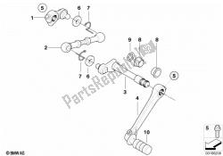 External gearshift parts/Shift lever