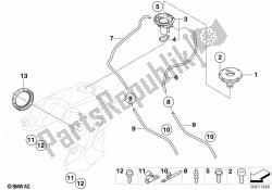 Fuel tank/mounting parts