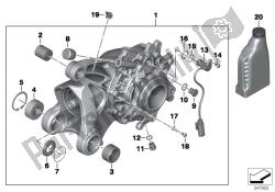 Right-angle gearbox with vent