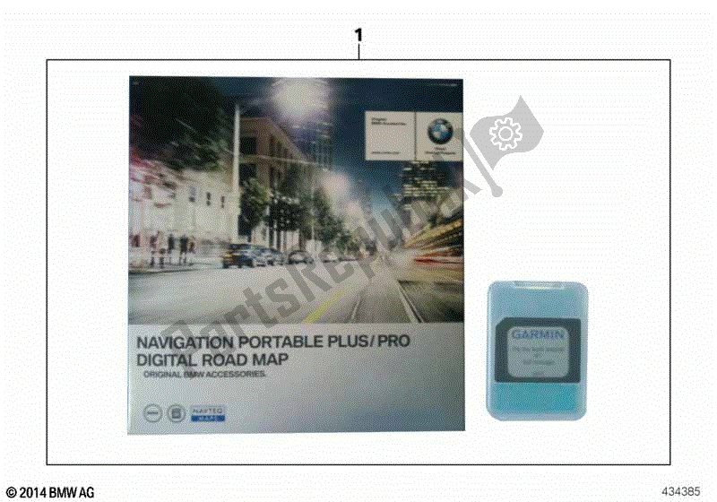 Alle onderdelen voor de Sd Navigatie Wegenkaart van de BMW R 1200 GS ADV K 255 2008 - 2009