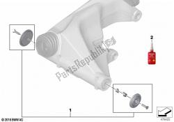 Swinging-fork bearing cover Machined