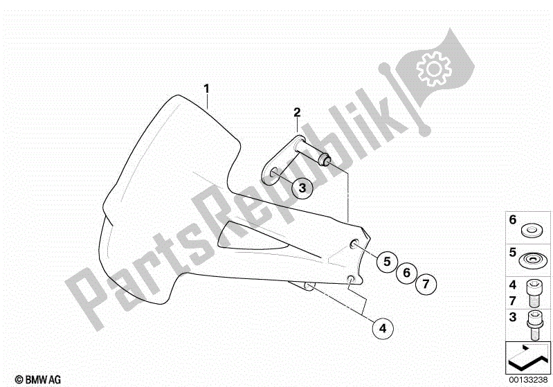 Todas las partes para Cubierta De Rueda, Carbono, Rueda Cercana, Trasera de BMW R 1200 GS ADV K 255 2008 - 2009