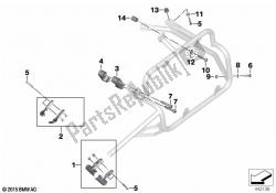 Case holder/Mounting parts