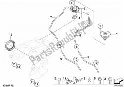 Fuel tank/mounting parts