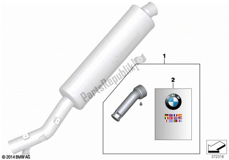 Todas las partes para Inserto De Silenciador de BMW R 1200 GS ADV K 255 2010 - 2013