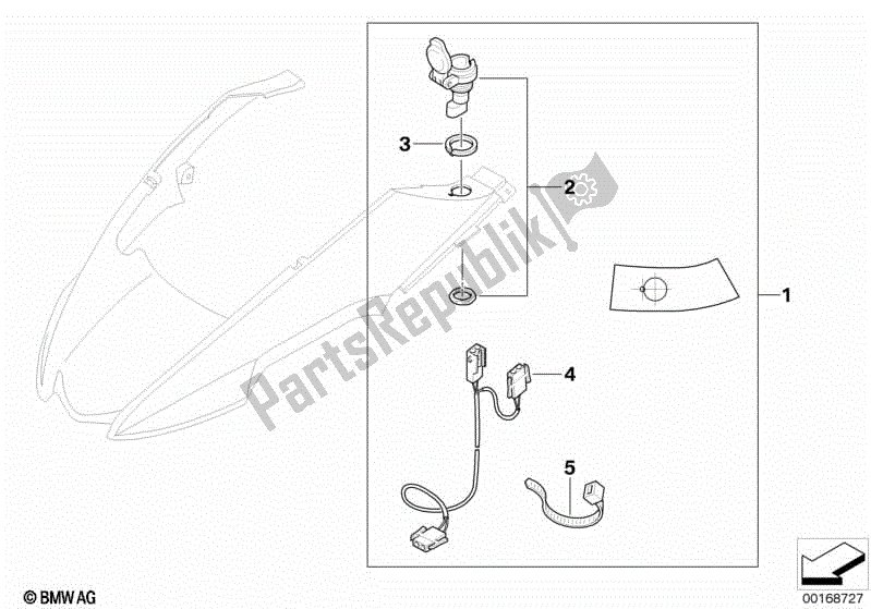 Todas las partes para Kit De Reequipamiento, Enchufe de BMW R 1200 GS ADV K 255 2010 - 2013