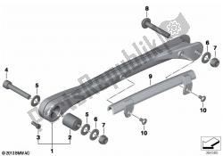 Tension struts with mounting