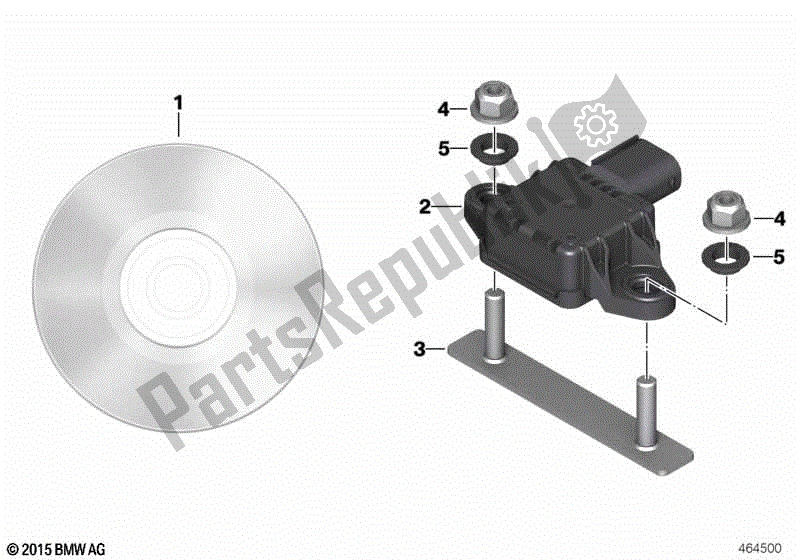 Alle onderdelen voor de Abs Pro van de BMW R 1200 GS ADV K 51 2012 - 2018