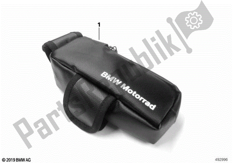 Todas las partes para Deflector De Viento De Bolsa de BMW R 1200 GS ADV K 51 2012 - 2018