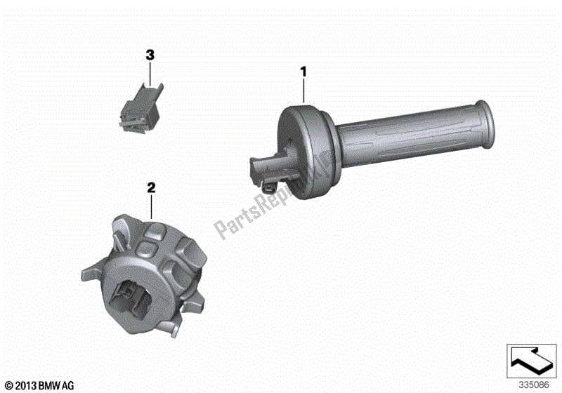 Todas las partes para Control De Crucero de BMW R 1200 GS ADV K 51 2012 - 2018