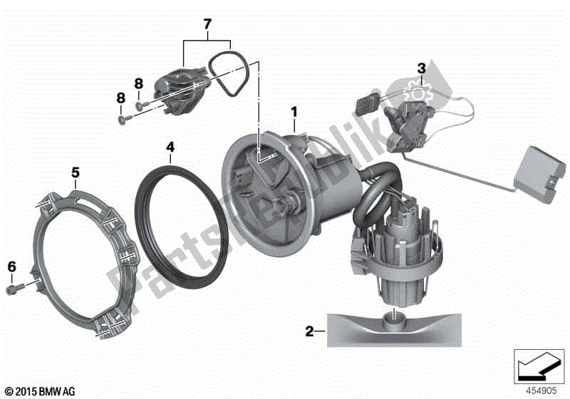 Todas las partes para Entrega, Unidades De Control, Bomba De Combustible de BMW R 1200 GS ADV K 51 2012 - 2018