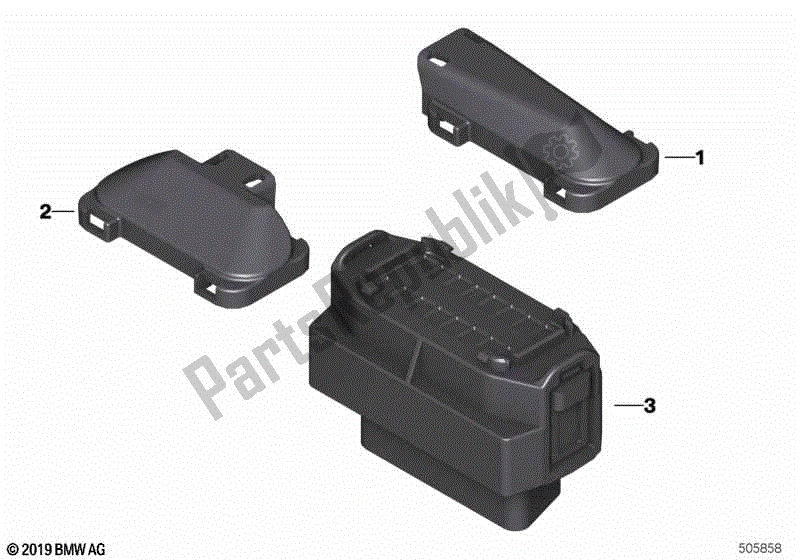 Todas las partes para Carcasa De Buje Obd de BMW R 1200 GS ADV K 51 2012 - 2018