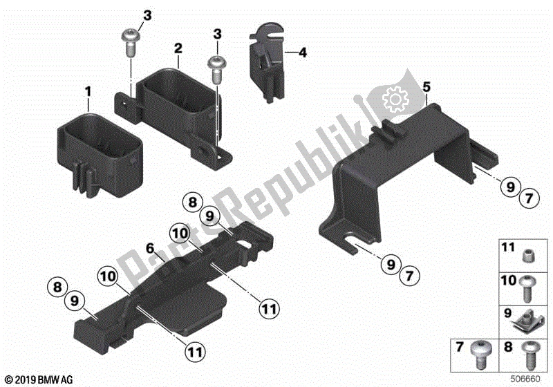 Todas las partes para Tapón Obd de BMW R 1200 GS ADV K 51 2012 - 2018