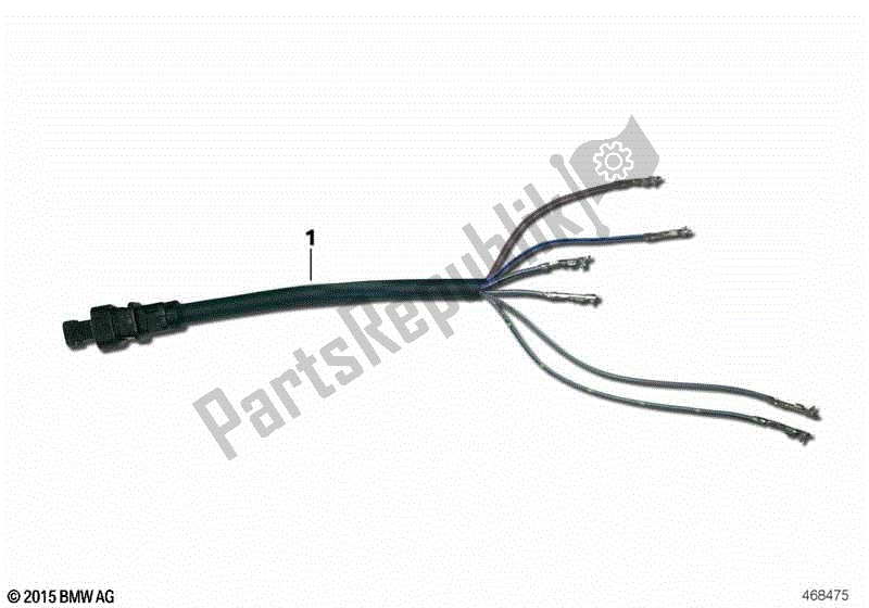 Todas las partes para Cable De Reparación, Puño Del Acelerador de BMW R 1200 GS ADV K 51 2012 - 2018