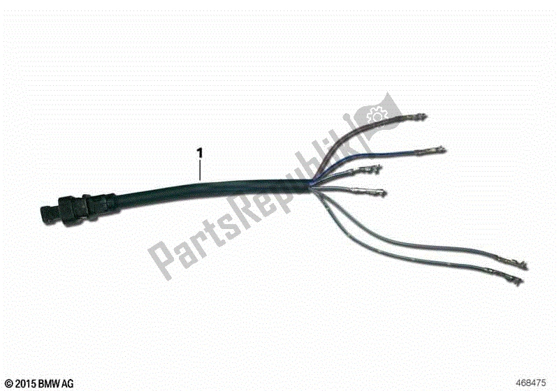 Todas las partes para Cable De Reparación, Puño Del Acelerador de BMW R 1200 GS ADV K 51 2012 - 2018